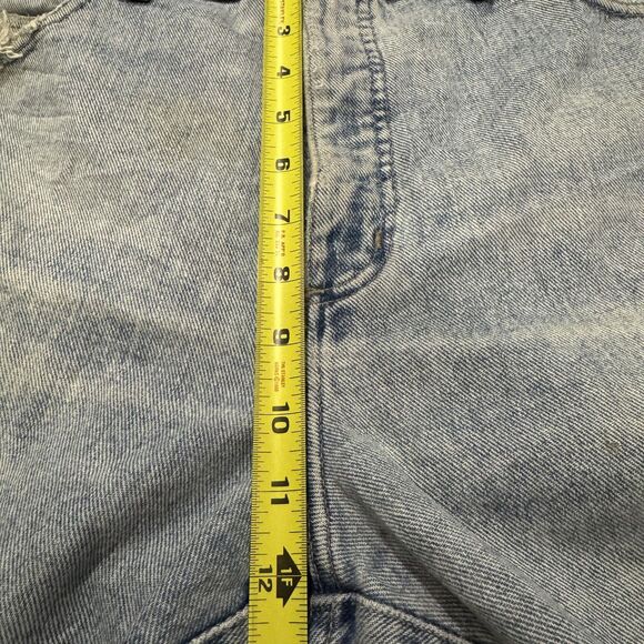 Vintage Guess Jeans Mens 36x28 Blue Denim 90s Made in USA Straight Zip Up Pants - Picture 6 of 11